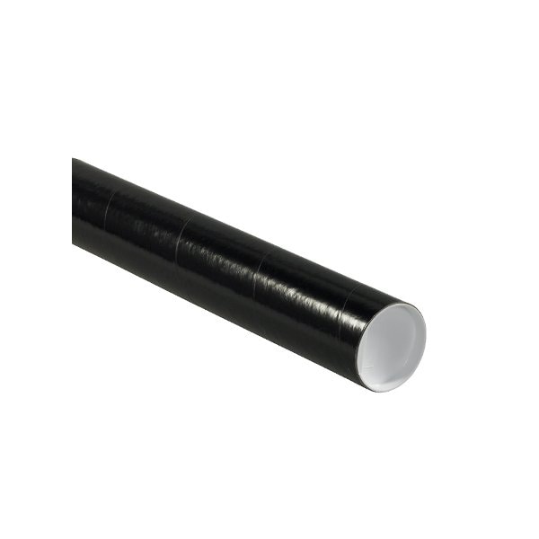 Bsc Preferred 2 x 20'' Black Tubes with Caps, 50PK P2020BL - main